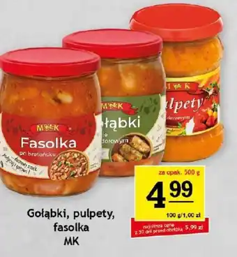 MK Gołąbki, pulpety, fasolka