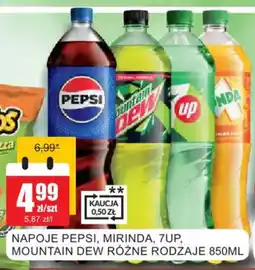 Bingo Napoje pepsi, mirinda, 7up, mountain dew oferta