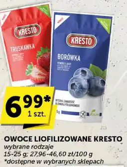 Euro Sklep Owoce liofilizowane Kresto truskawka, borówka oferta