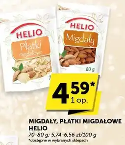 Groszek Płatki migdałowe Helio oferta