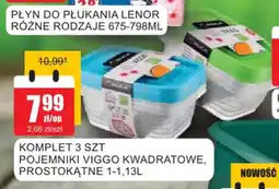 Bingo Komplet pojemniki viggo kwadratowe, prostokątne oferta