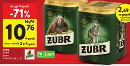 Intermarche Piwo Zubr oferta