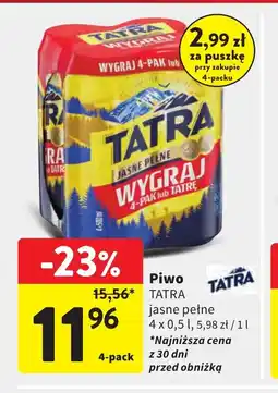 Intermarche Piwo Tatra oferta