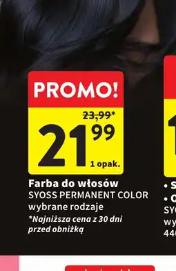 Intermarche Farba do włosów Syoss Permanent Color oferta