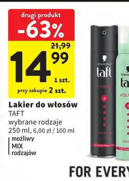 Intermarche Taft Lakier do włosów oferta