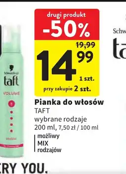 Intermarche Taft pianka do włosów oferta