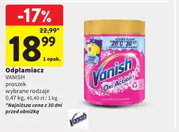 Intermarche Odplamiacz Vanish proszek oferta