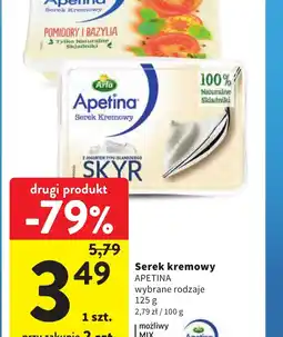 Intermarche Arla Apetina Serek kremowy oferta