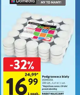 Intermarche Podgrzewacz biały Domedia oferta