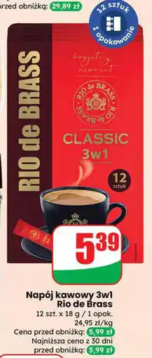 Dino Napój kawowy 3w1 Rio de Brass oferta