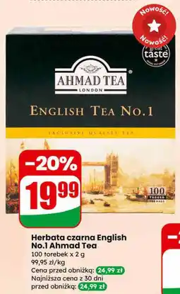 Dino Herbata czarna English No.1 Ahmad Tea oferta