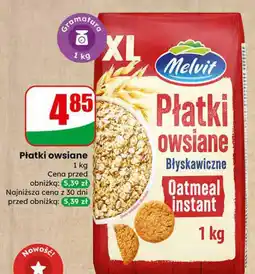 Dino Płatki owsiane Melvit oferta