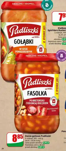Dino Danie gotowe Pudliszki Fasolka po bretońsku z kiełbasą i boczkiem oferta