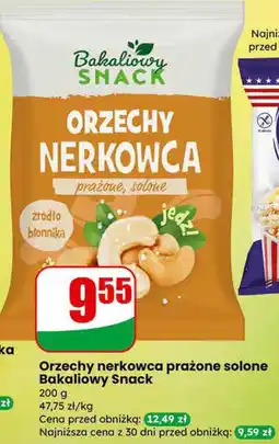 Dino Orzechy nerkowca prażone solone Bakaliowy Snack oferta