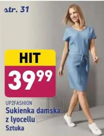 ALDI Sukienka damska z lyocellu oferta