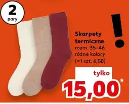Kaufland Skarpety termiczne oferta
