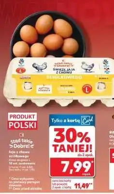 Kaufland ŚWIEŻE JAJA Z CHOWU ŚCIÓŁKOWEGO oferta