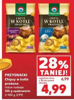 Kaufland PRZYSNACKI Chipsy w kotle prażone oferta