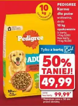 Kaufland PEDIGREE Karma dla psów wołowina, drób 10 kg opakowanie oferta
