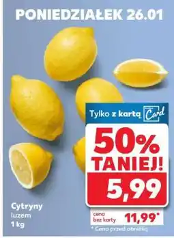 Kaufland Cytryny, luzem 1 kg oferta