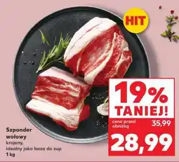 Kaufland Szponder wołowy oferta