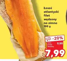 Kaufland Łosoś atlantycki filet wędzony na zimno 100 g oferta