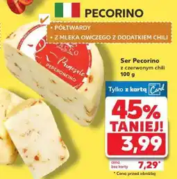 Kaufland Ser Pecorino z czerwonym chili 100 g oferta