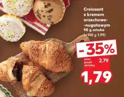 Kaufland Croissant z kremem orzechowo- -nugatowym 90 g sztuka oferta