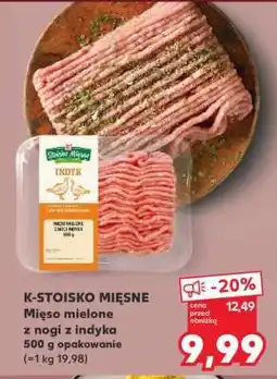 Kaufland Mięso mielone z nogi z indyka 500 g opakowanie oferta