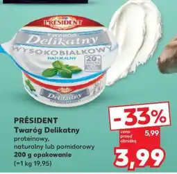 Kaufland PRÉSIDENT Twaróg Delikatny oferta