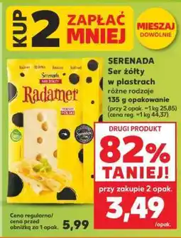 Kaufland SERENADA Ser żółty w plastrach oferta