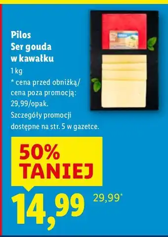 Ser Pilos Ser gouda w kawałku