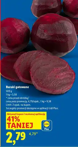 Lidl Buraki gotowane oferta