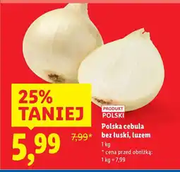 Lidl Cebula polska bez łuski, luzem oferta