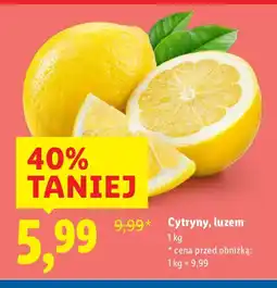 Lidl Cytryny, luzem oferta