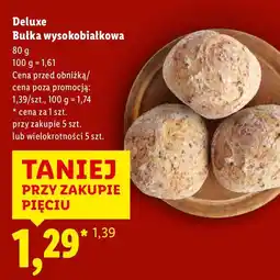 Lidl Bułka wysokobiałkowa Deluxe oferta