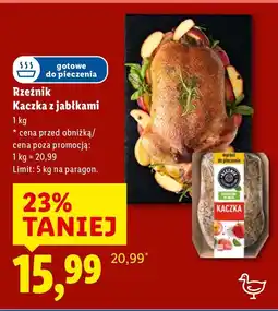 Lidl Kaczka z jabłkami Rzeźnik oferta