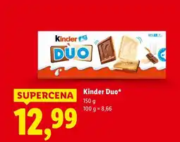 Lidl Baton Kinder Duo oferta