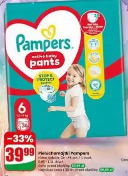 Dino Pieluchomajtki Pampers oferta