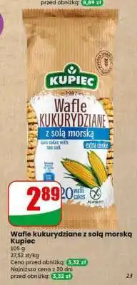Dino Wafle kukurydziane z solą morską Kupiec oferta