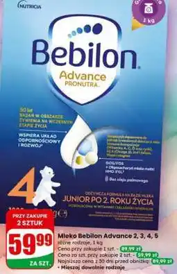 Dino Mleko Bebilon Advance 2, 3, 4, 5 oferta