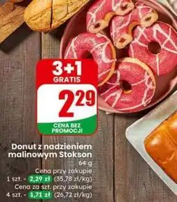 Dino Donut z nadzieniem malinowym Stokson oferta
