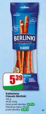 Dino Kabanosy Classic Berlinki oferta