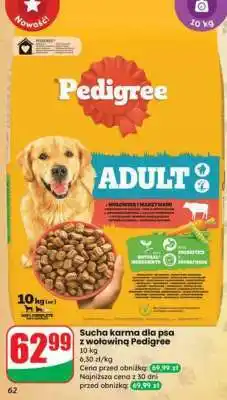 Dino Sucha karma dla psa z wołowiną Pedigree oferta