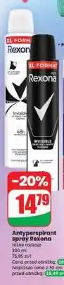 Dino Antyperspirant spray Rexona oferta