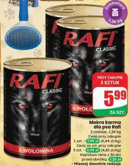 Dino Mokra karma dla psa Rafi oferta