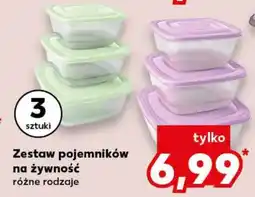 Kaufland Zestaw pojemników na żywność oferta