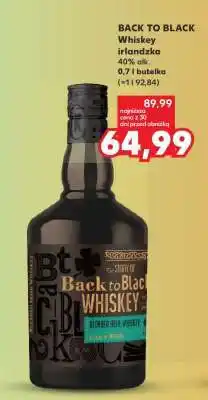 Kaufland BACK TO BLACK Whiskey irlandzka oferta