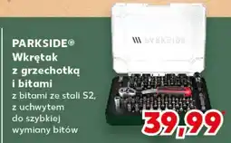 Kaufland PARKSIDE Wkrętak z grzechotką i bitami oferta