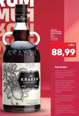 Kaufland KRAKEN BLACK SPICED, ROAST COFFEE Rum oferta